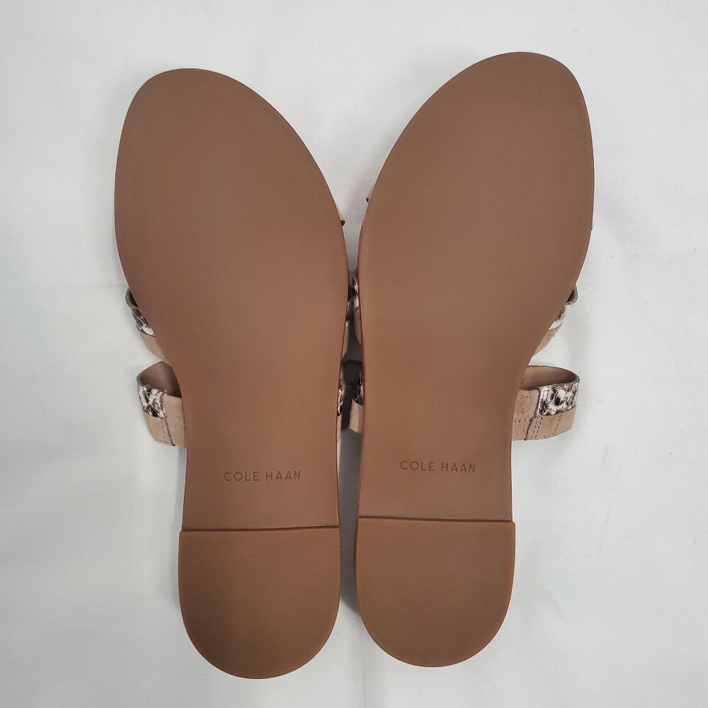 Cole Haan Women's Python-Print Fairen Grand Slide Flat Sandals Size 7.5 B - Picture 16 of 16